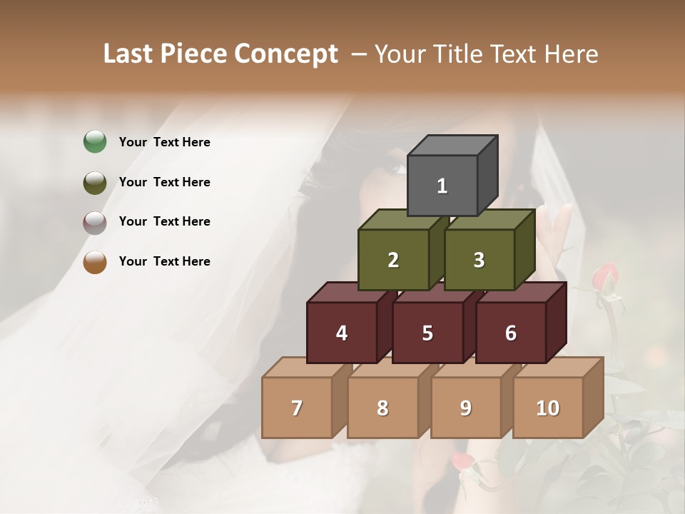 Happiness Woman Bridal PowerPoint Template