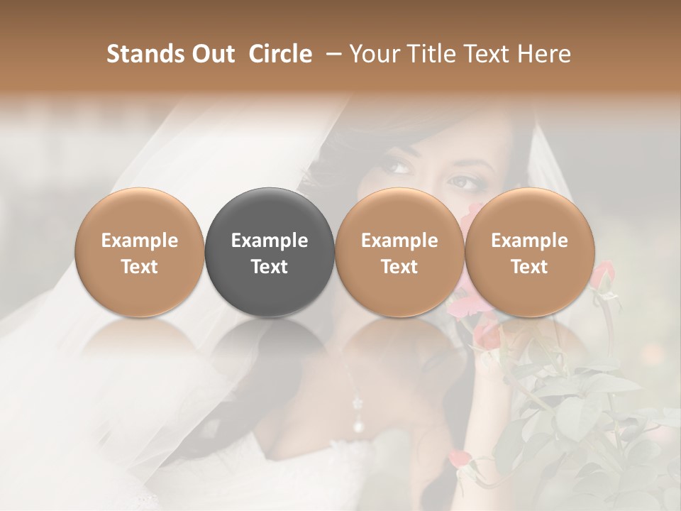 Happiness Woman Bridal PowerPoint Template