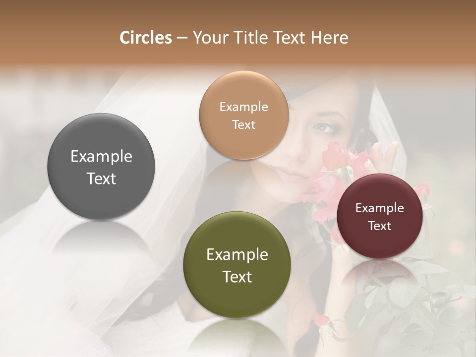 Happiness Woman Bridal PowerPoint Template