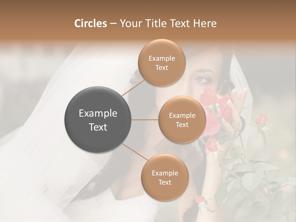 Happiness Woman Bridal PowerPoint Template
