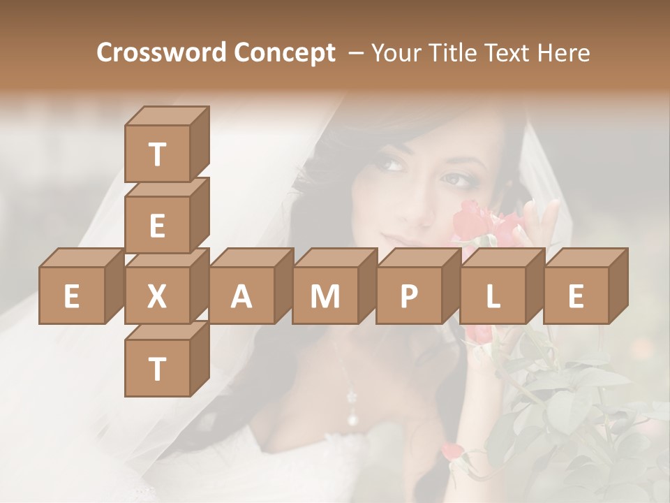 Happiness Woman Bridal PowerPoint Template