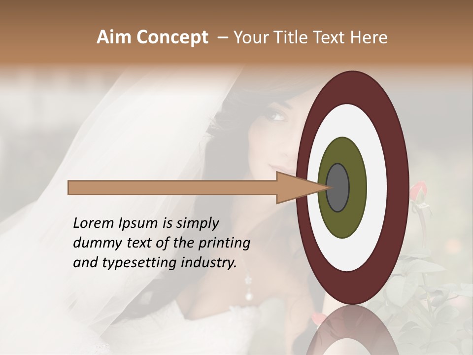 Happiness Woman Bridal PowerPoint Template