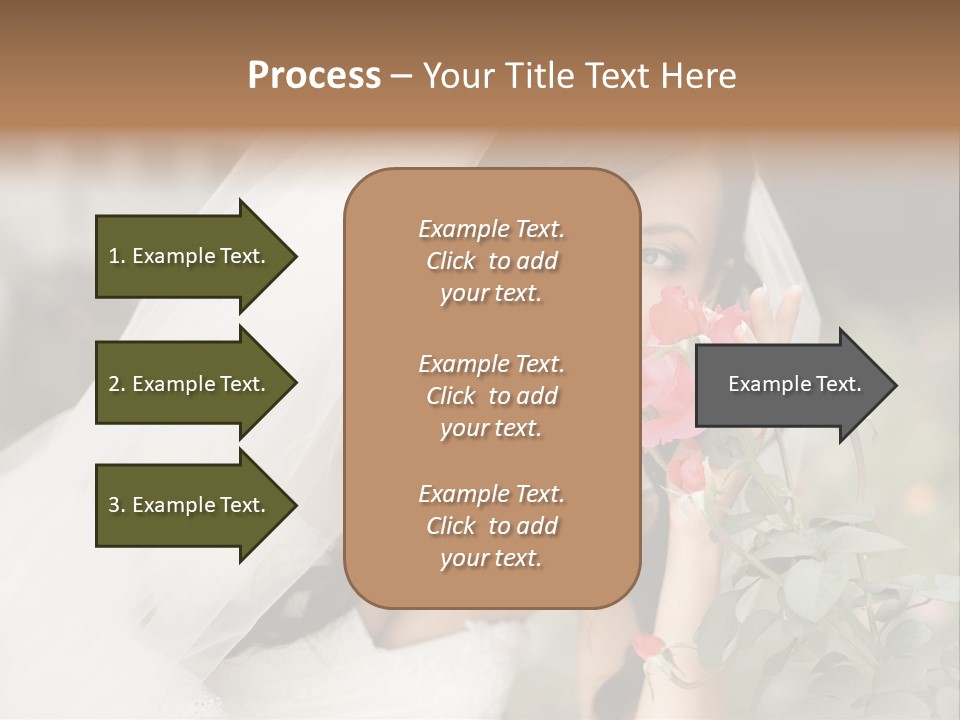 Happiness Woman Bridal PowerPoint Template