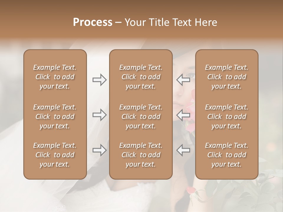 Happiness Woman Bridal PowerPoint Template