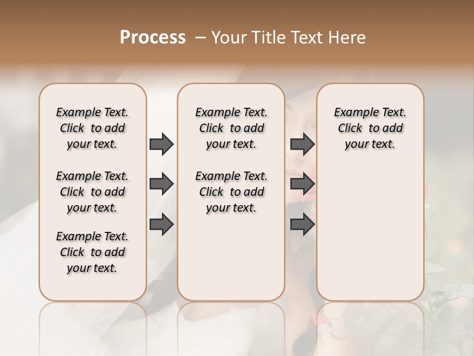 Happiness Woman Bridal PowerPoint Template