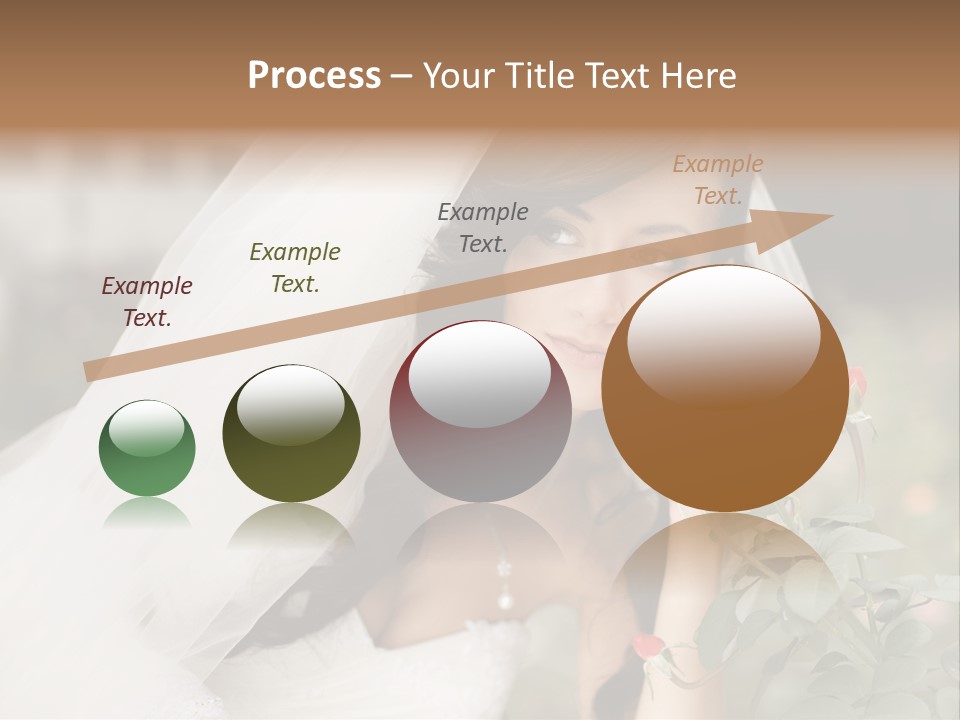 Happiness Woman Bridal PowerPoint Template