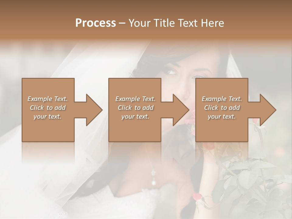 Happiness Woman Bridal PowerPoint Template