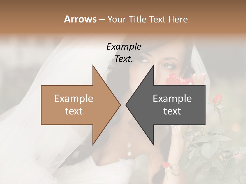 Happiness Woman Bridal PowerPoint Template