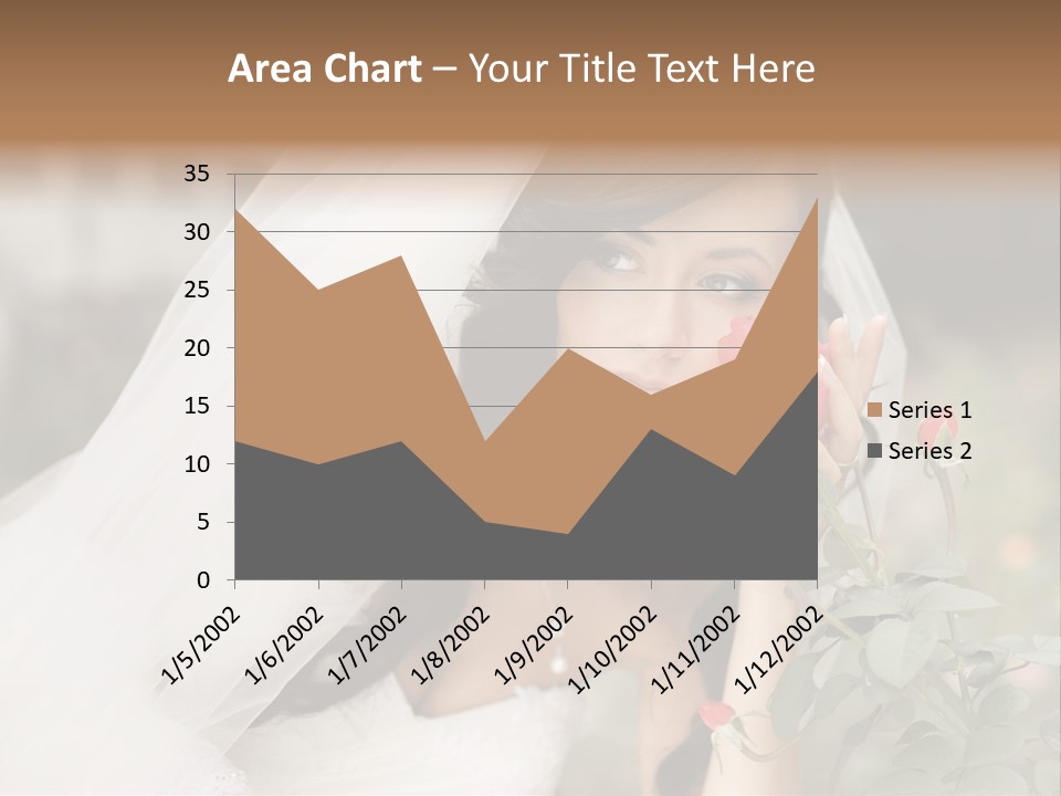 Happiness Woman Bridal PowerPoint Template