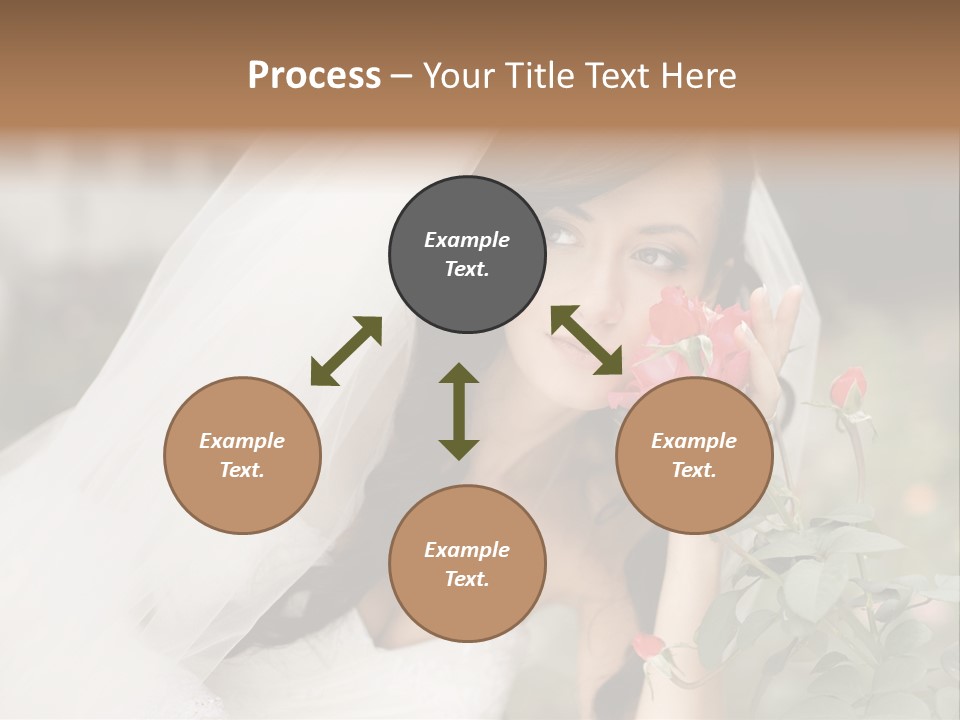Happiness Woman Bridal PowerPoint Template
