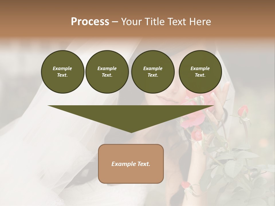 Happiness Woman Bridal PowerPoint Template