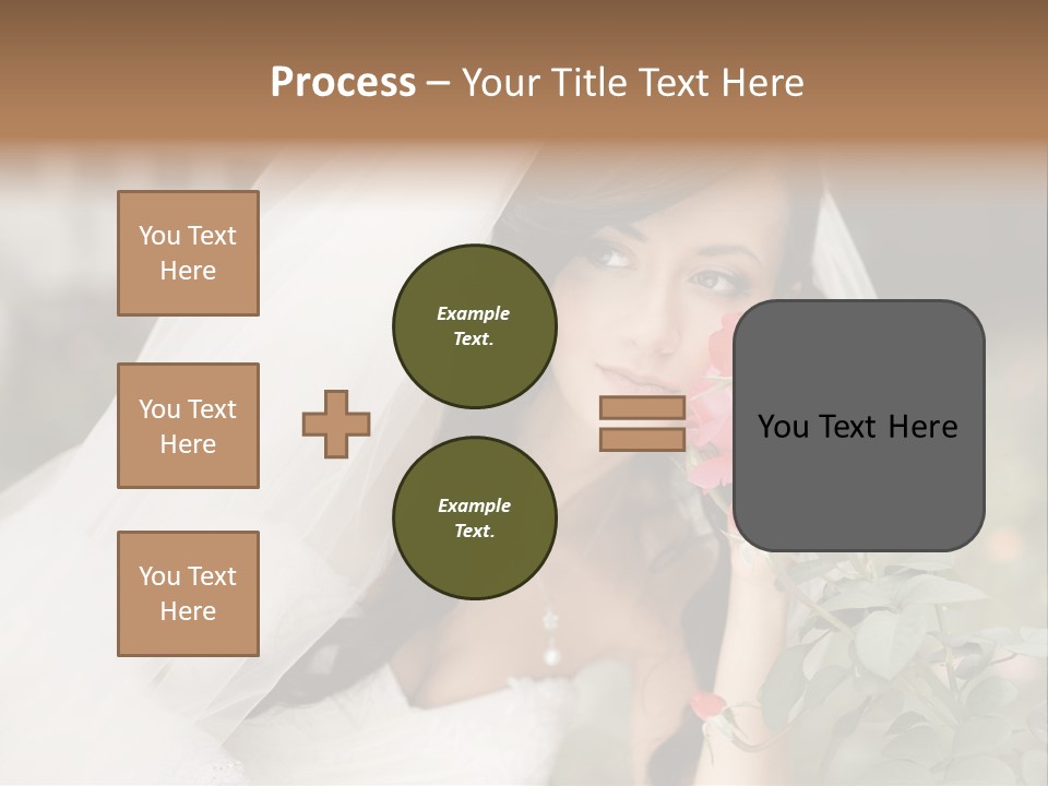 Happiness Woman Bridal PowerPoint Template