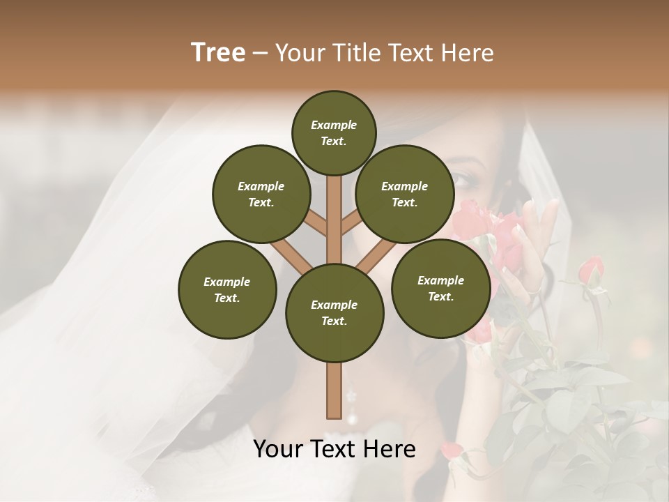 Happiness Woman Bridal PowerPoint Template