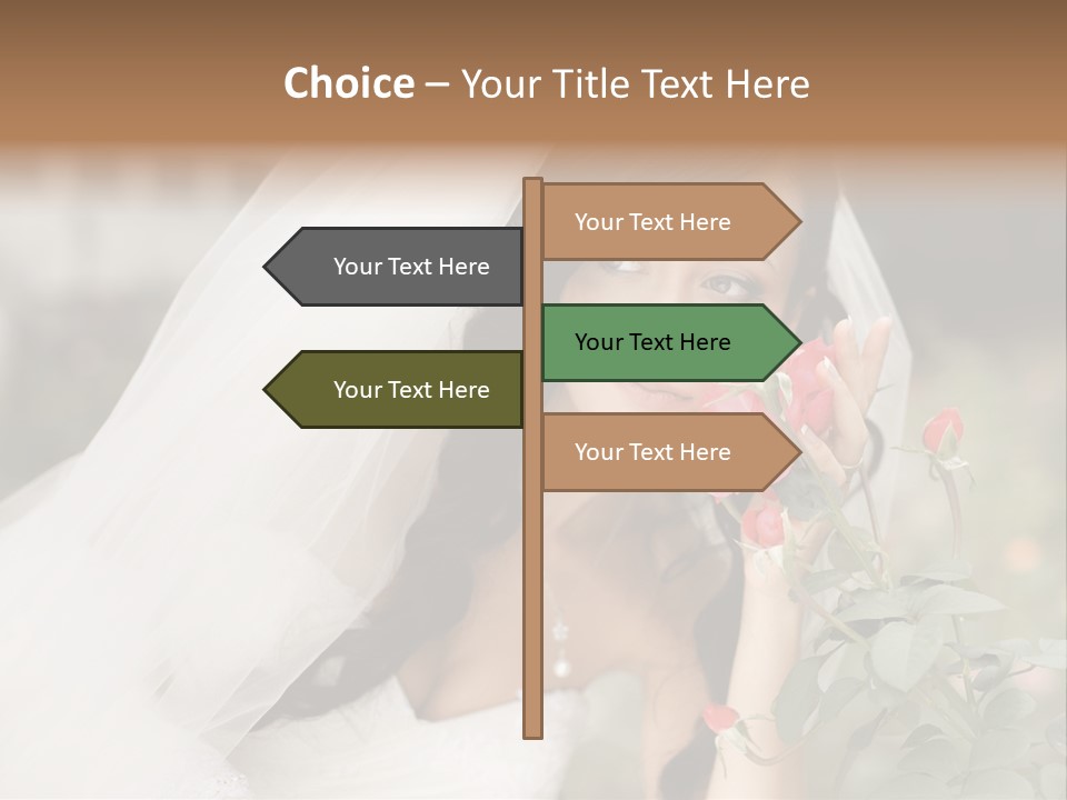 Happiness Woman Bridal PowerPoint Template