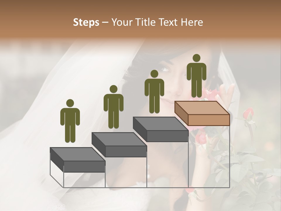 Happiness Woman Bridal PowerPoint Template