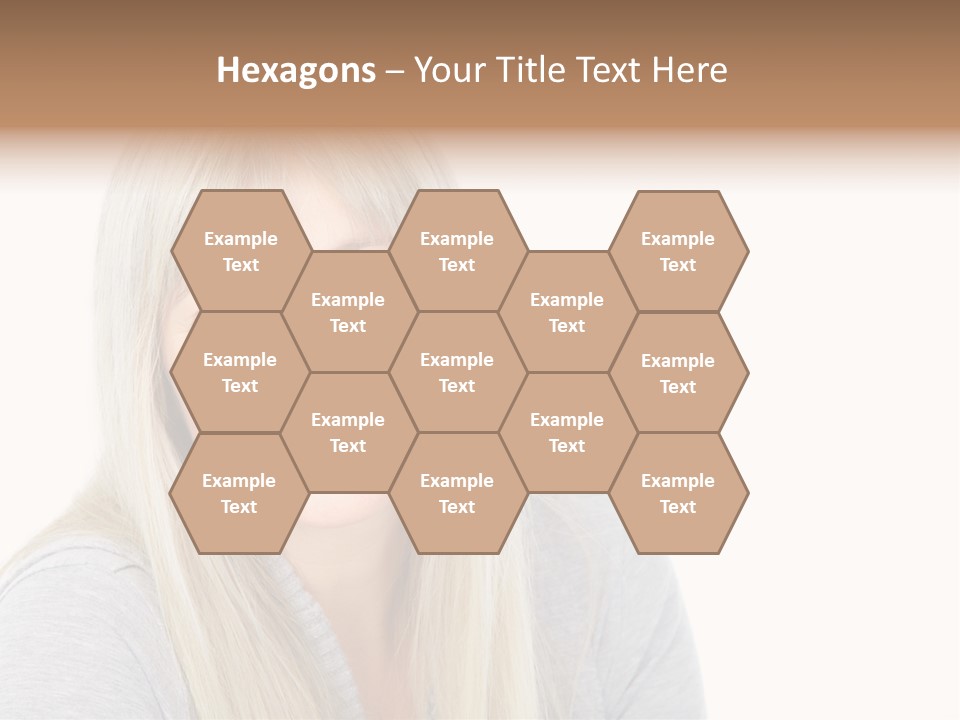 Hair Face Think PowerPoint Template