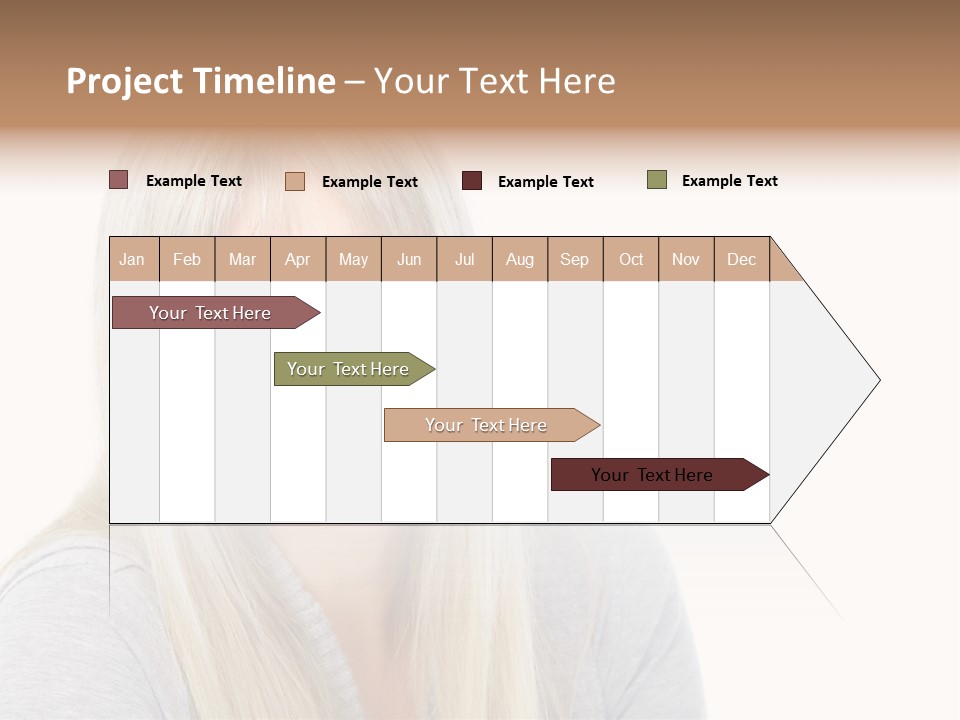 Hair Face Think PowerPoint Template