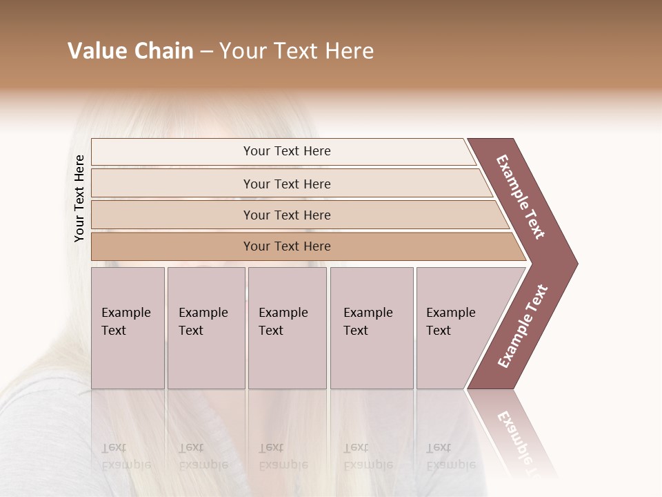 Hair Face Think PowerPoint Template