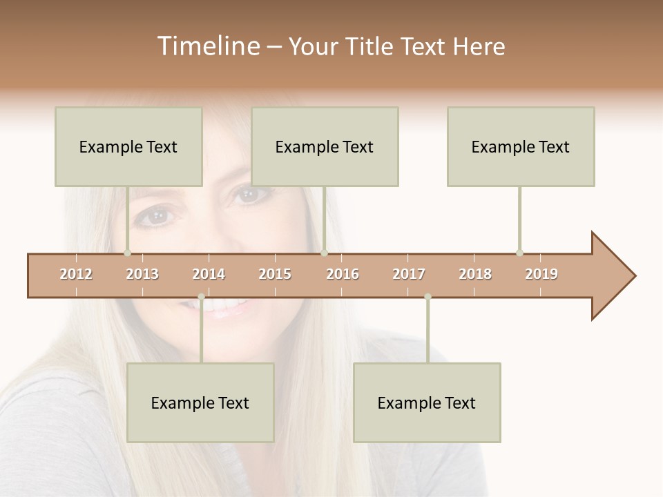 Hair Face Think PowerPoint Template