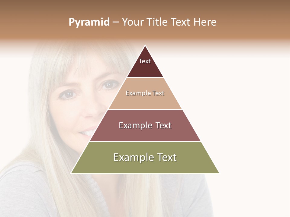 Hair Face Think PowerPoint Template