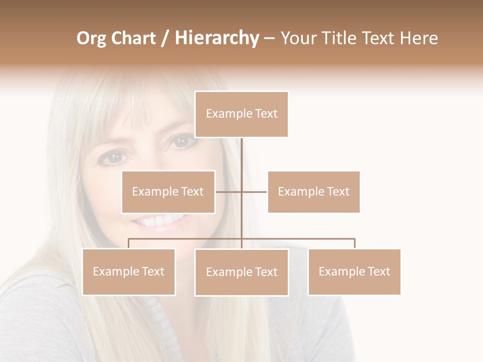 Hair Face Think PowerPoint Template