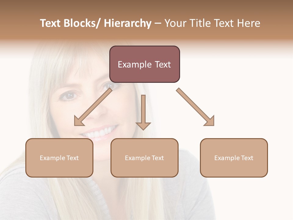 Hair Face Think PowerPoint Template