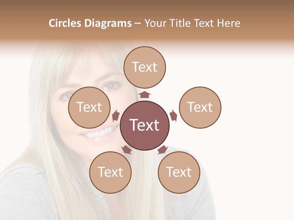 Hair Face Think PowerPoint Template