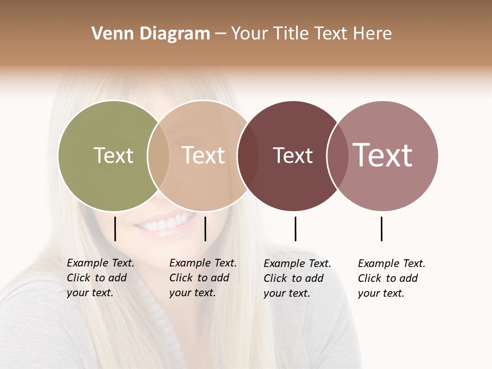 Hair Face Think PowerPoint Template