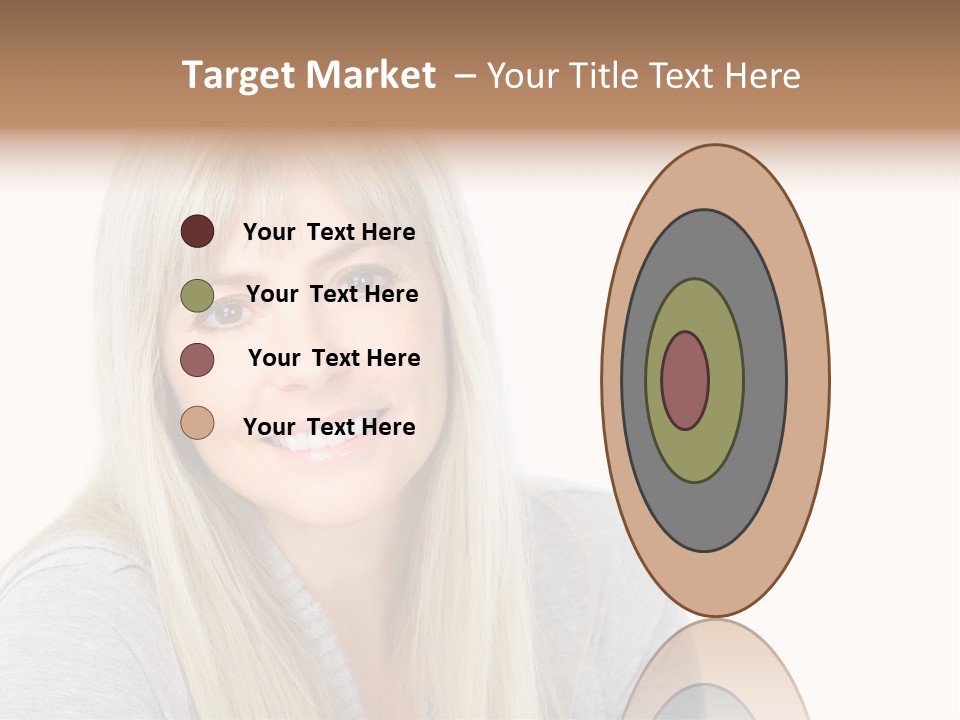 Hair Face Think PowerPoint Template