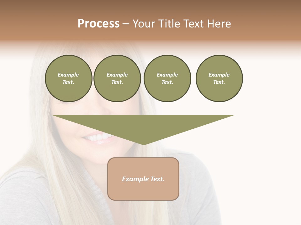 Hair Face Think PowerPoint Template