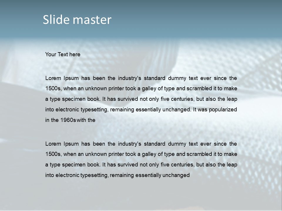 Market Omega Fishy PowerPoint Template