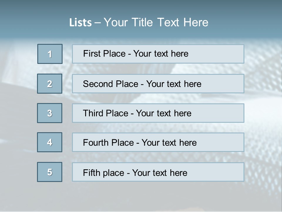 Market Omega Fishy PowerPoint Template