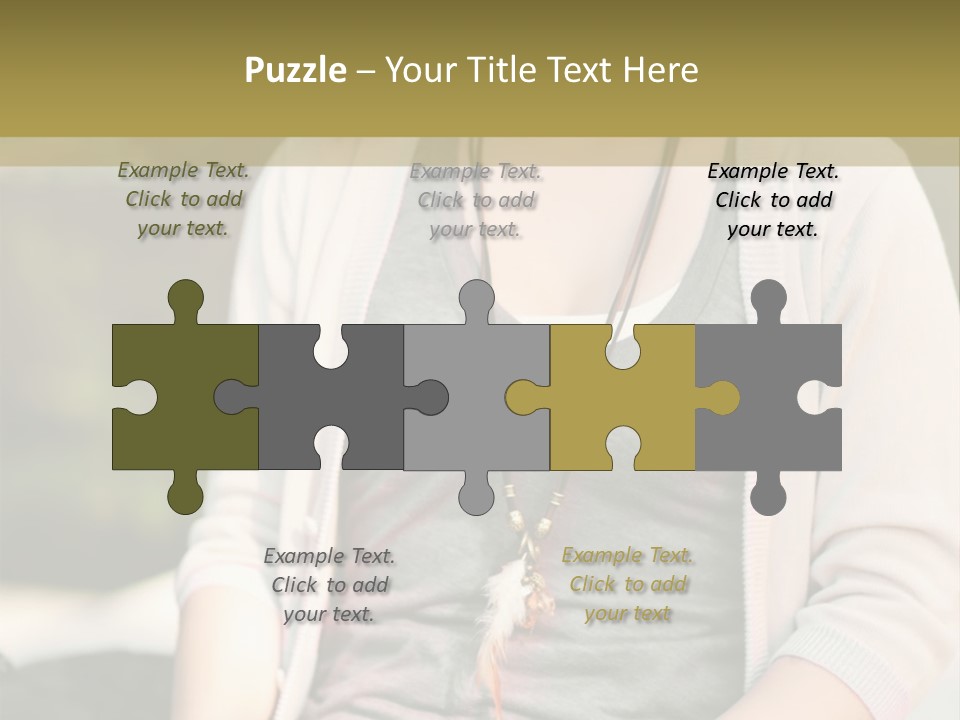 Mixed Teenager American PowerPoint Template