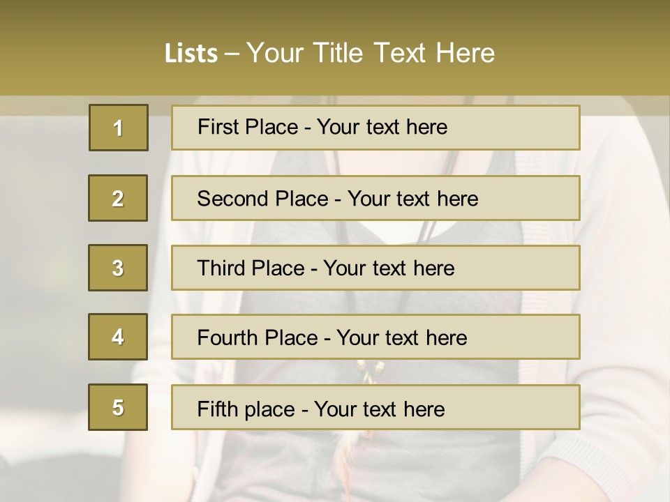 Mixed Teenager American PowerPoint Template