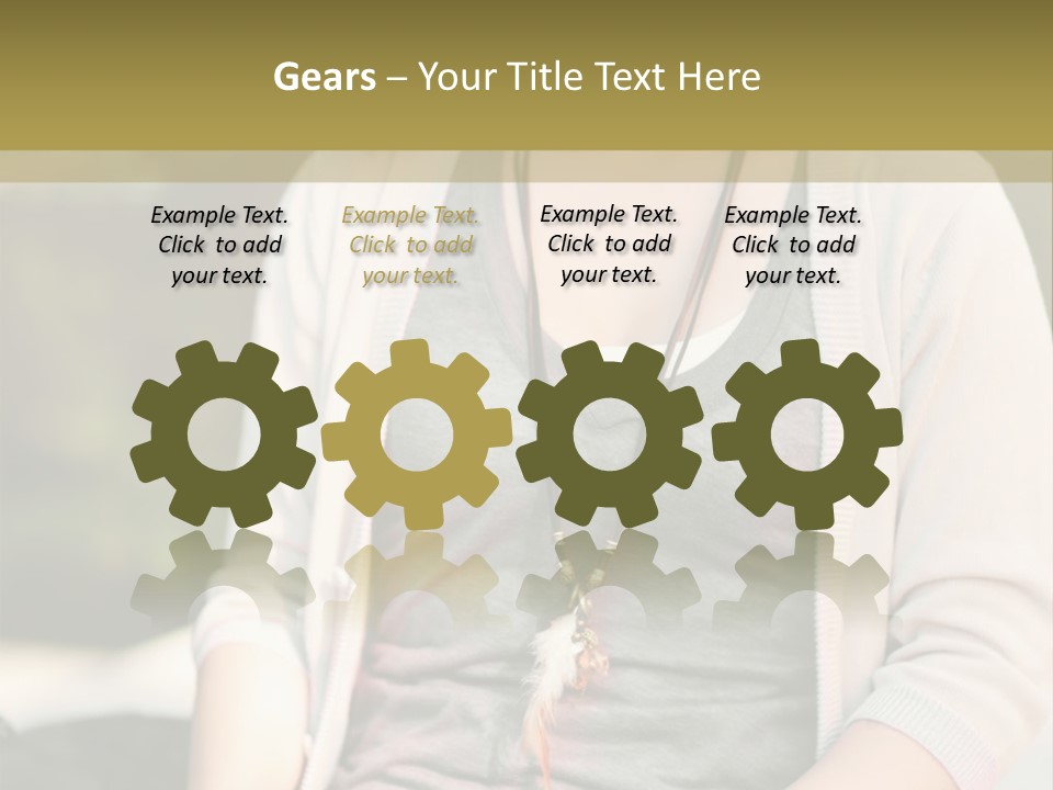 Mixed Teenager American PowerPoint Template