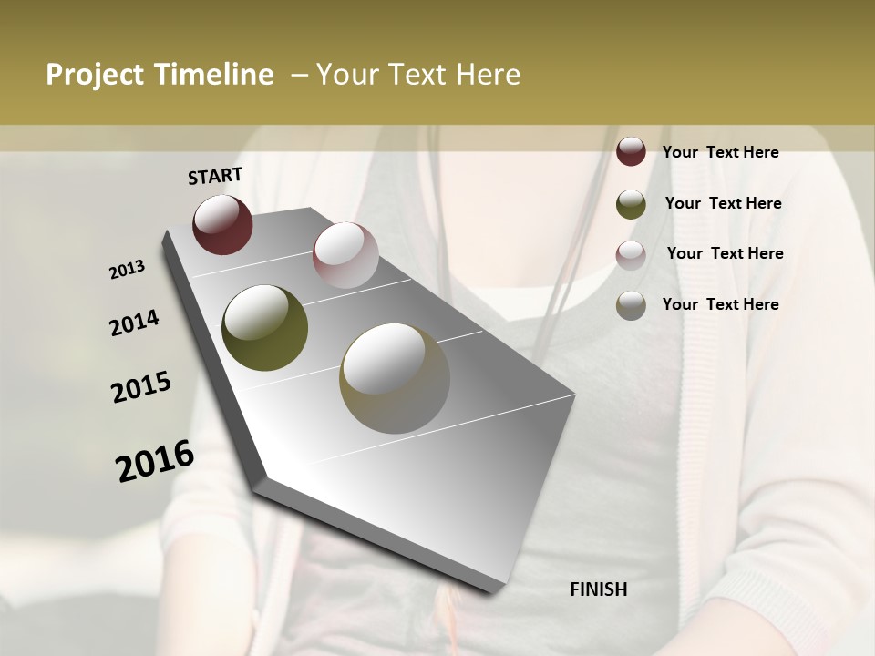 Mixed Teenager American PowerPoint Template