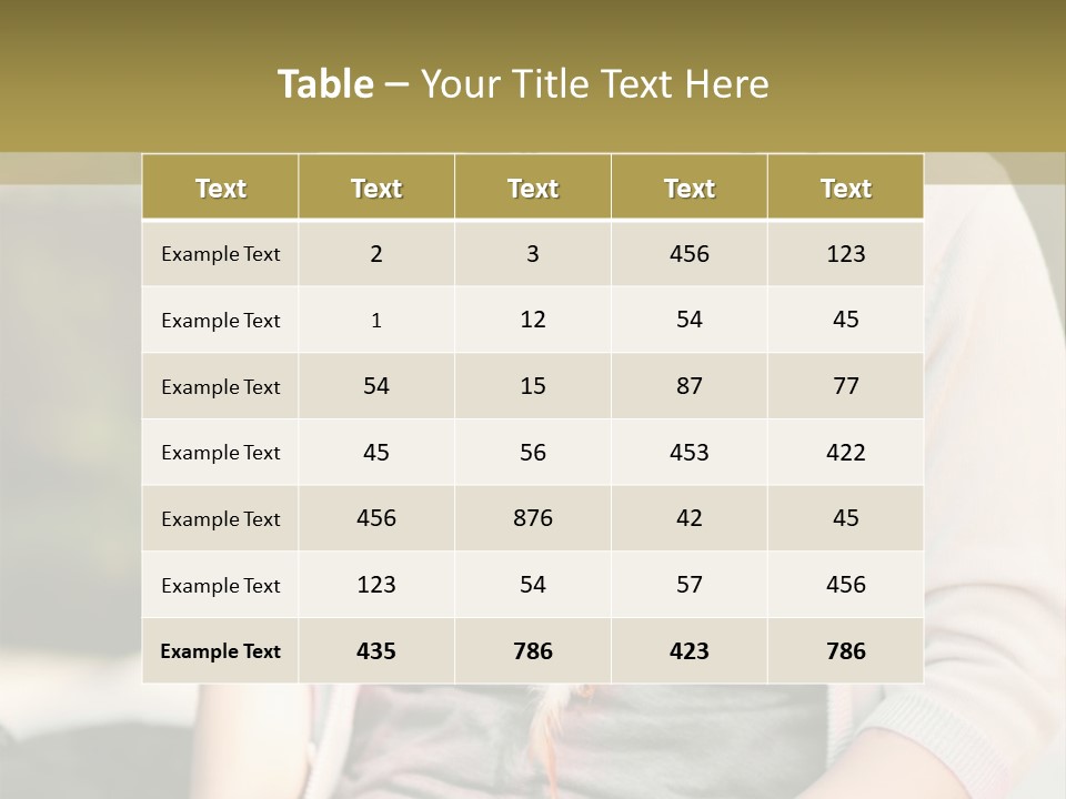 Mixed Teenager American PowerPoint Template