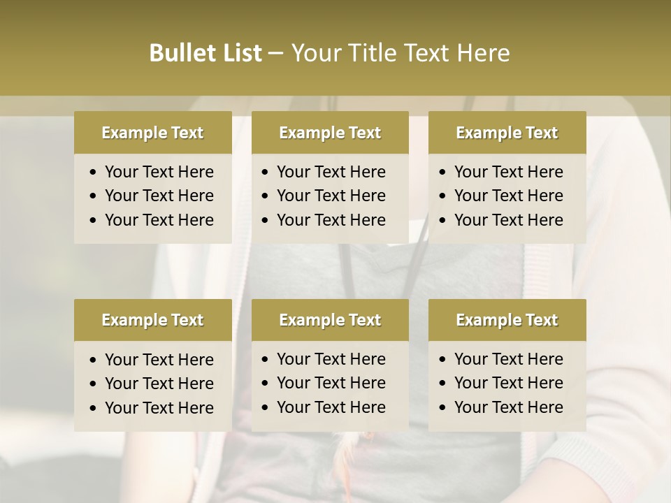 Mixed Teenager American PowerPoint Template