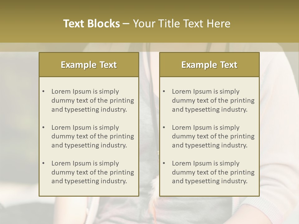 Mixed Teenager American PowerPoint Template