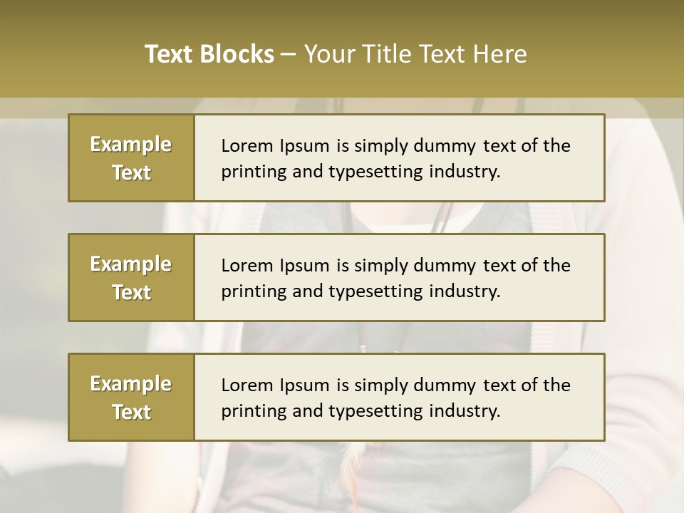 Mixed Teenager American PowerPoint Template