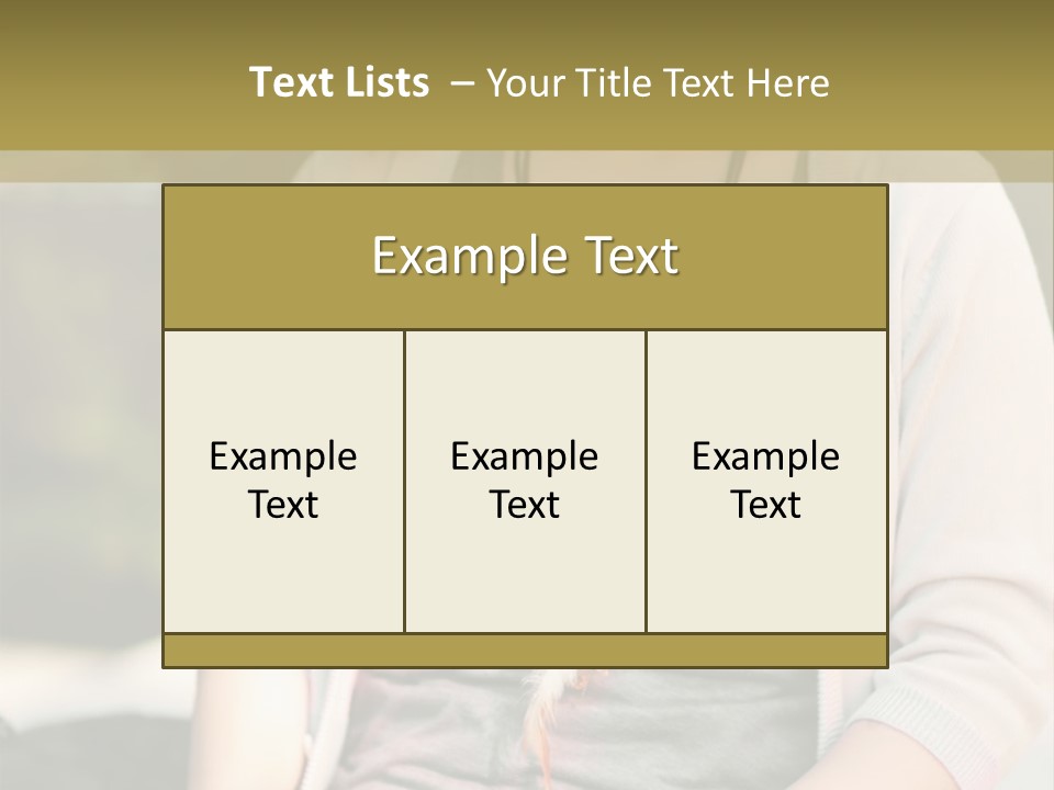 Mixed Teenager American PowerPoint Template
