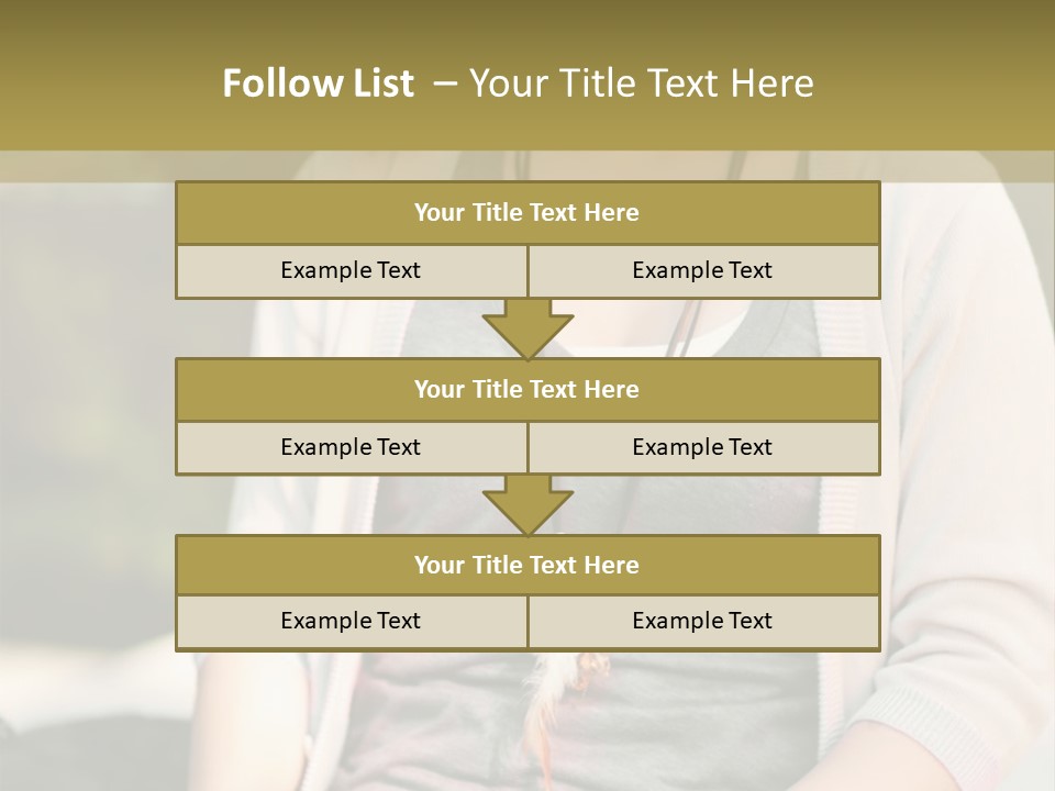Mixed Teenager American PowerPoint Template