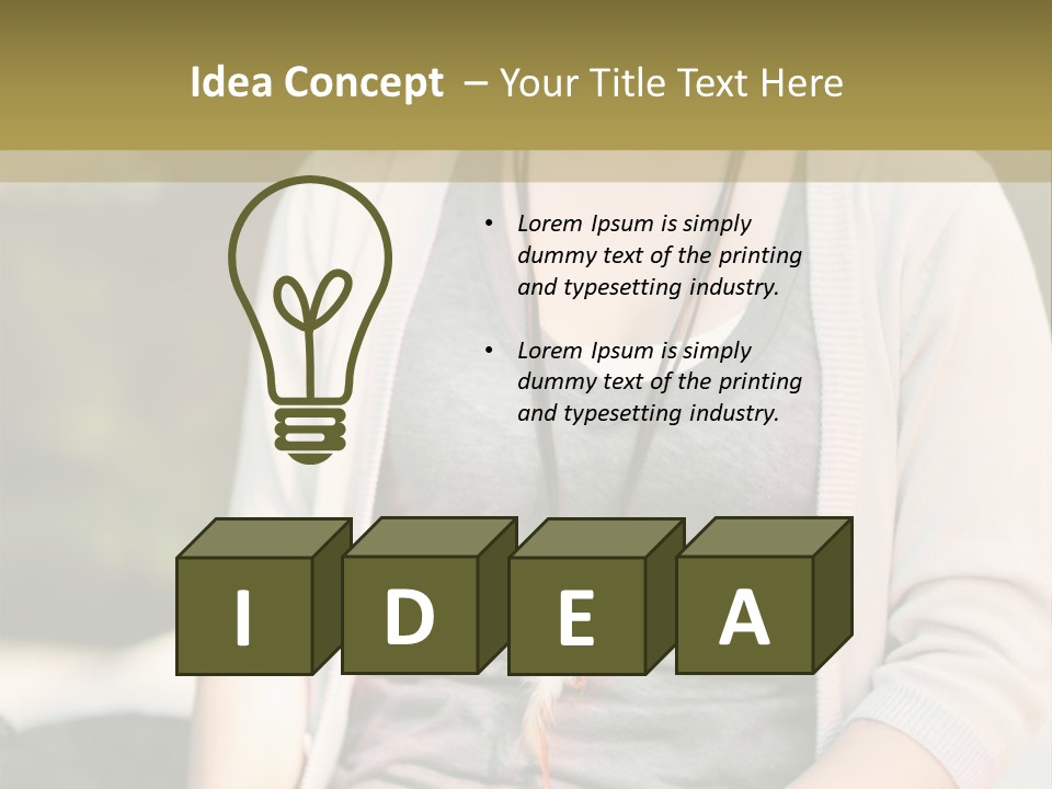 Mixed Teenager American PowerPoint Template