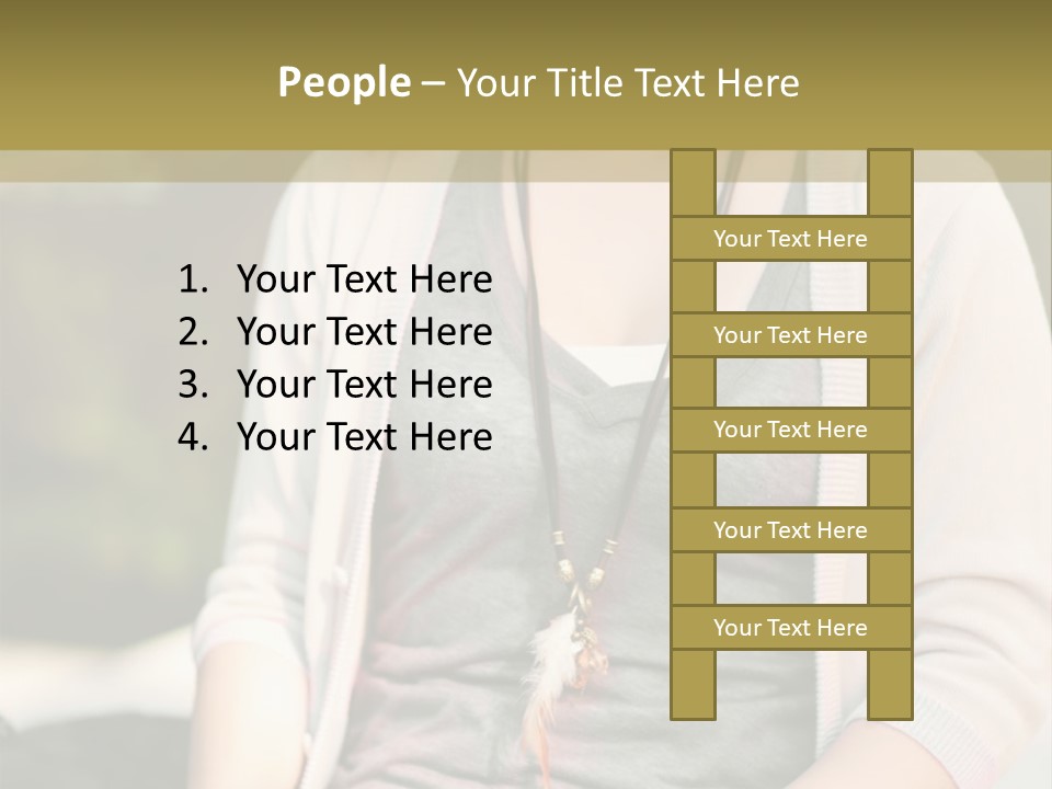 Mixed Teenager American PowerPoint Template