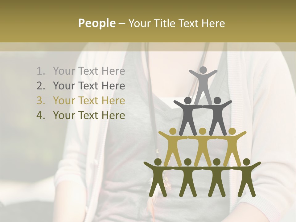 Mixed Teenager American PowerPoint Template