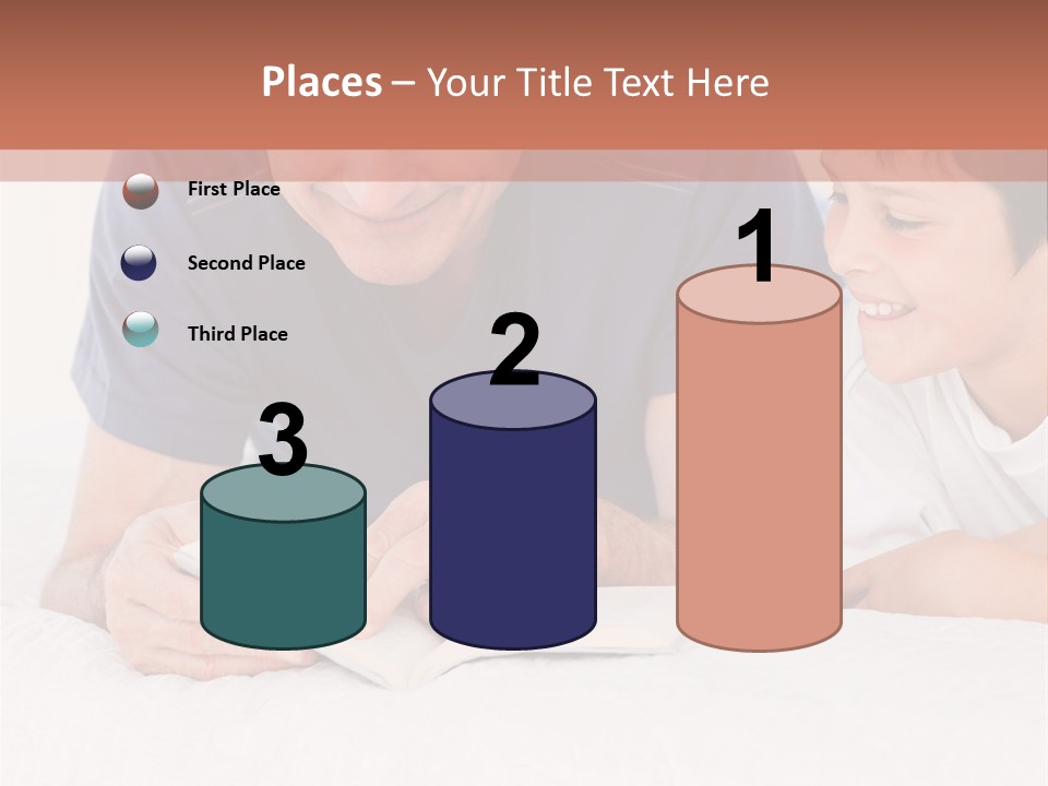 Caucasian Natural Grandfather PowerPoint Template