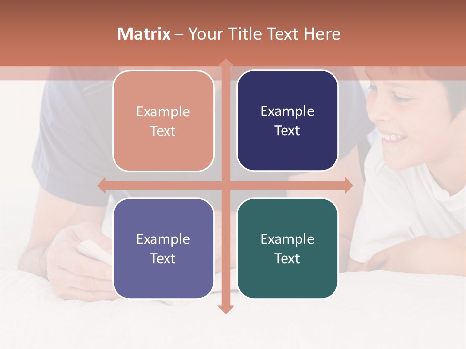 Caucasian Natural Grandfather PowerPoint Template