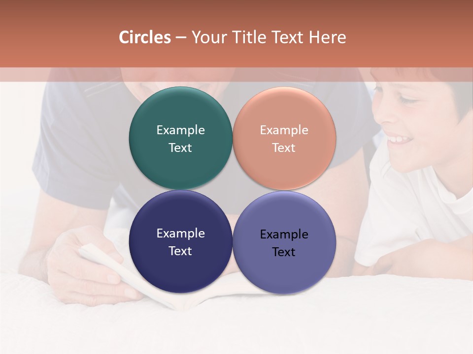 Caucasian Natural Grandfather PowerPoint Template