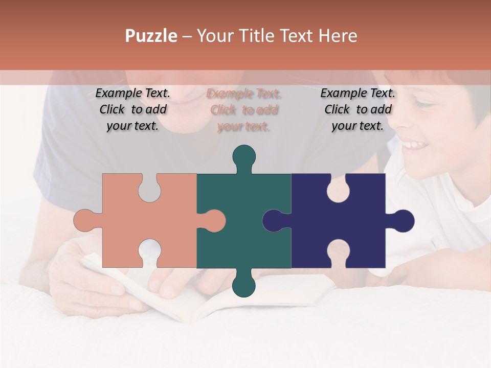 Caucasian Natural Grandfather PowerPoint Template