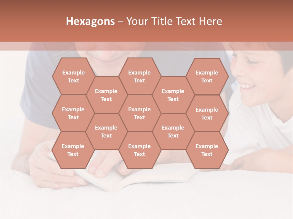 Caucasian Natural Grandfather PowerPoint Template